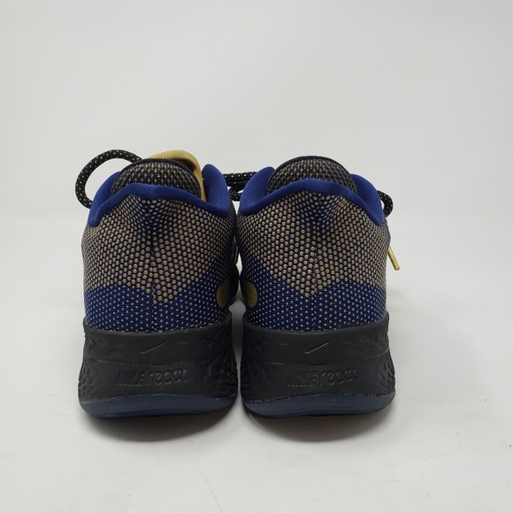 Nike Air Zoom BB NXT Blue Metallic Gold Size 8.5 - Picture 5 of 8